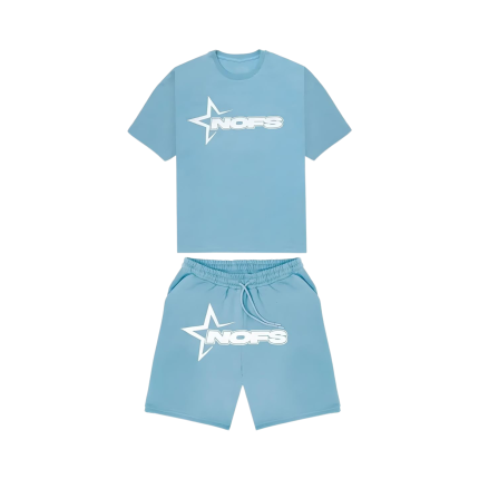 LIGHT BLUE SUMMER TRACKSUIT