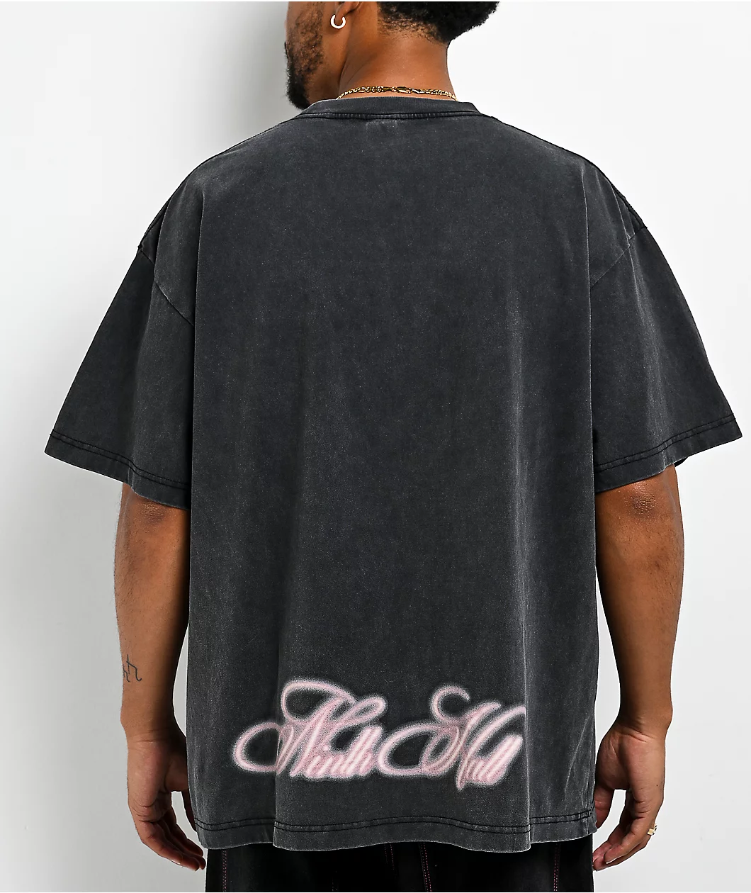 Ninth Hall Among The Stars Vintage Black T-Shirt - Image 2