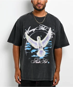 Ninth Hall Among The Stars Vintage Black T-Shirt