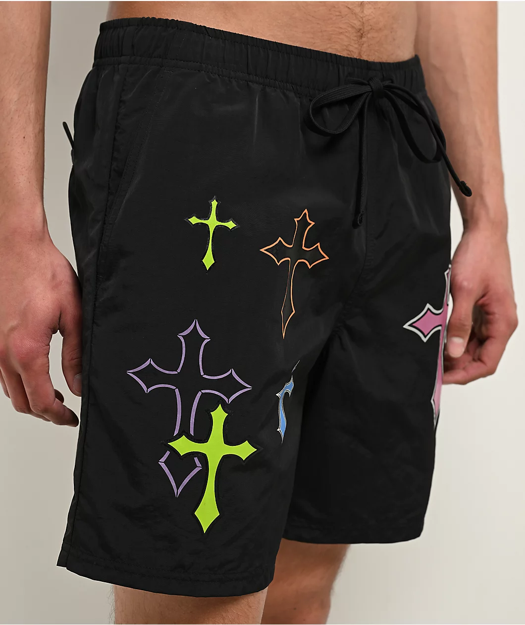 Ninth Hall Crosses Black Board Shorts - Image 2