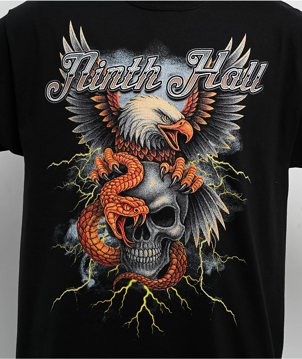 Ninth Hall Eagle Rock Black T-Shirt - Image 2