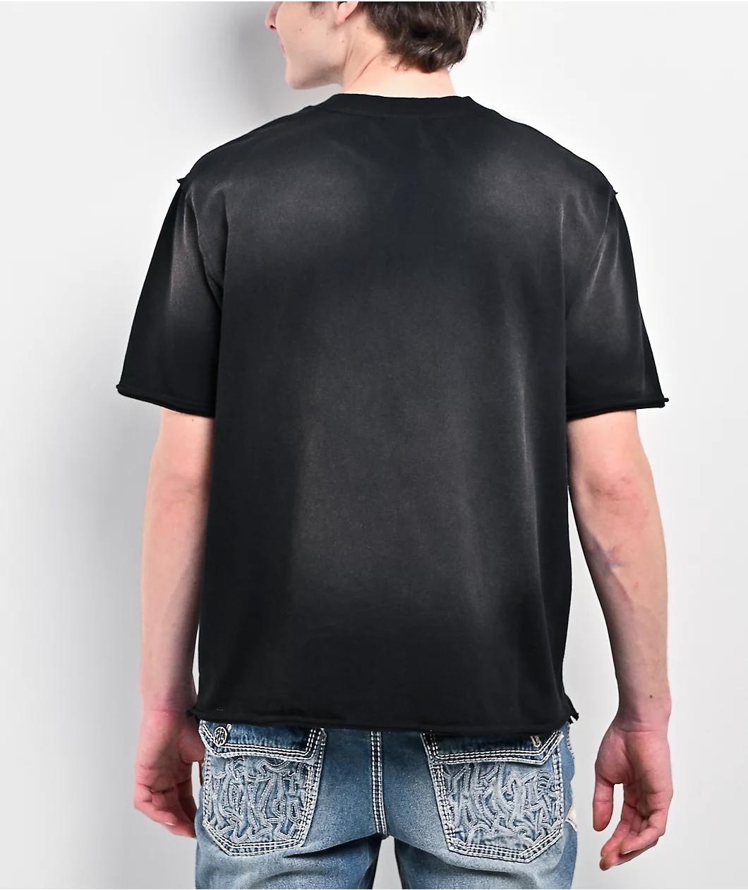 Ninth Hall Fein Black Wash T-Shirt - Image 2