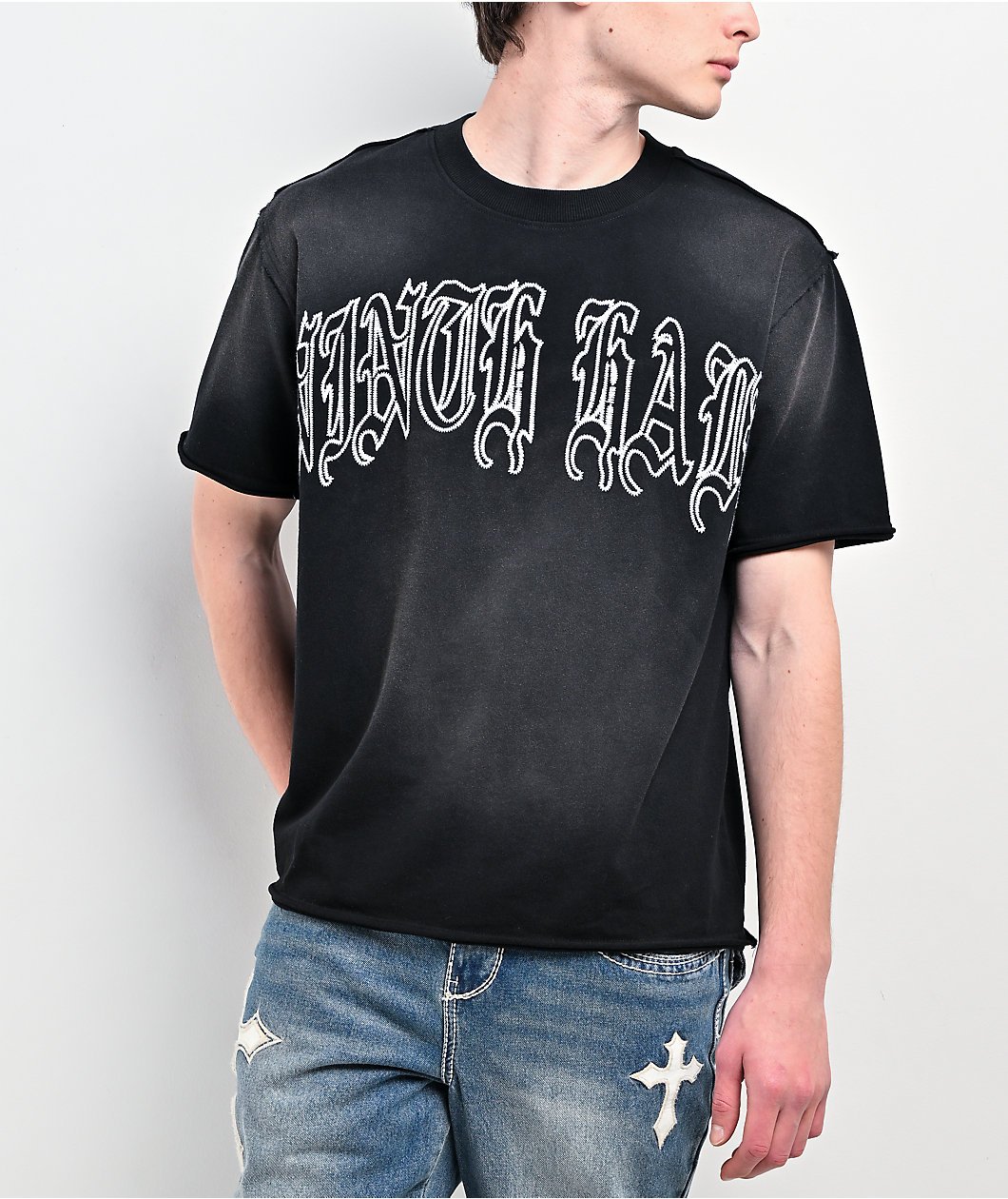 Ninth Hall Fein Black Wash T-Shirt