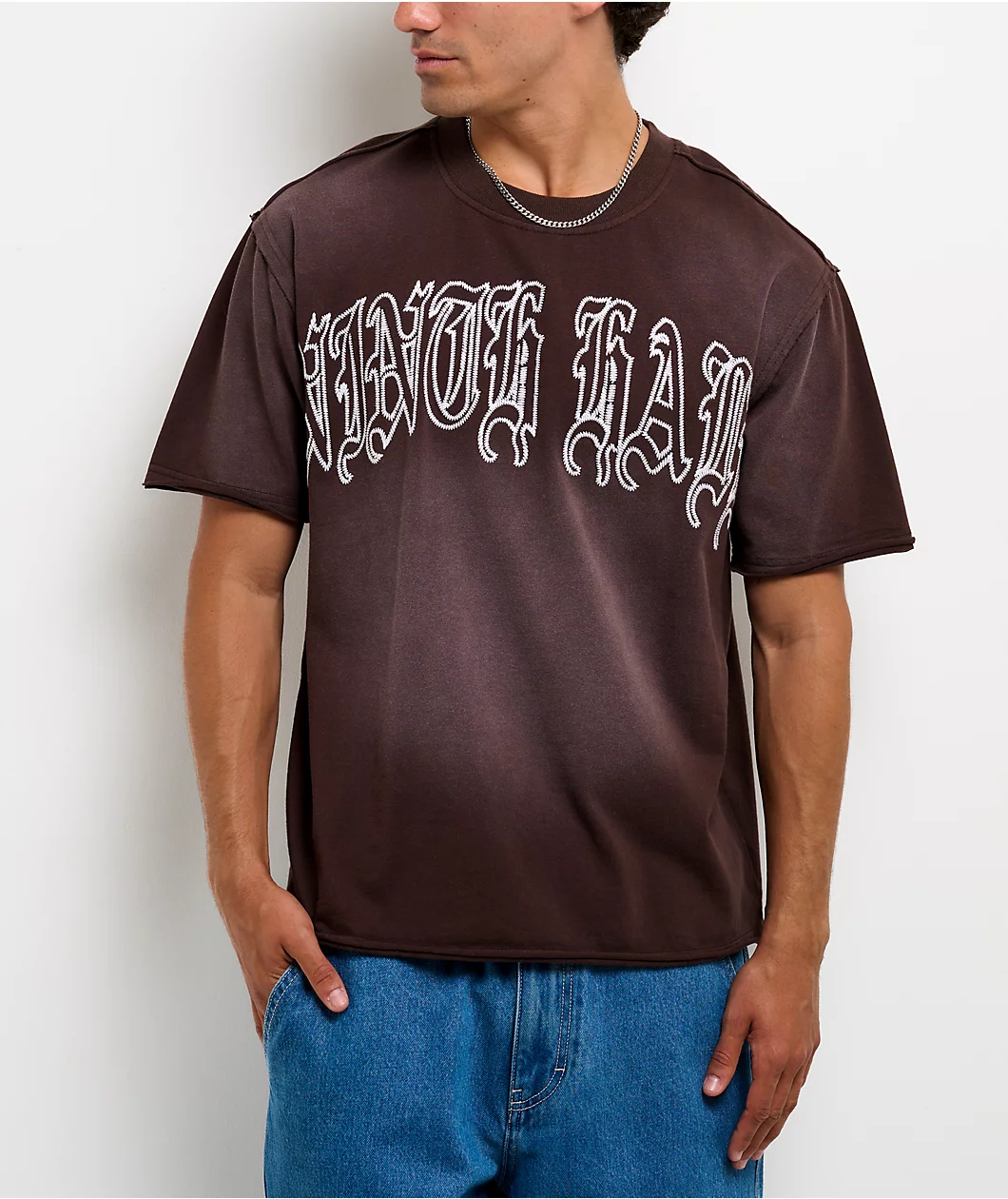 Ninth Hall Fein Brown Wash T-Shirt