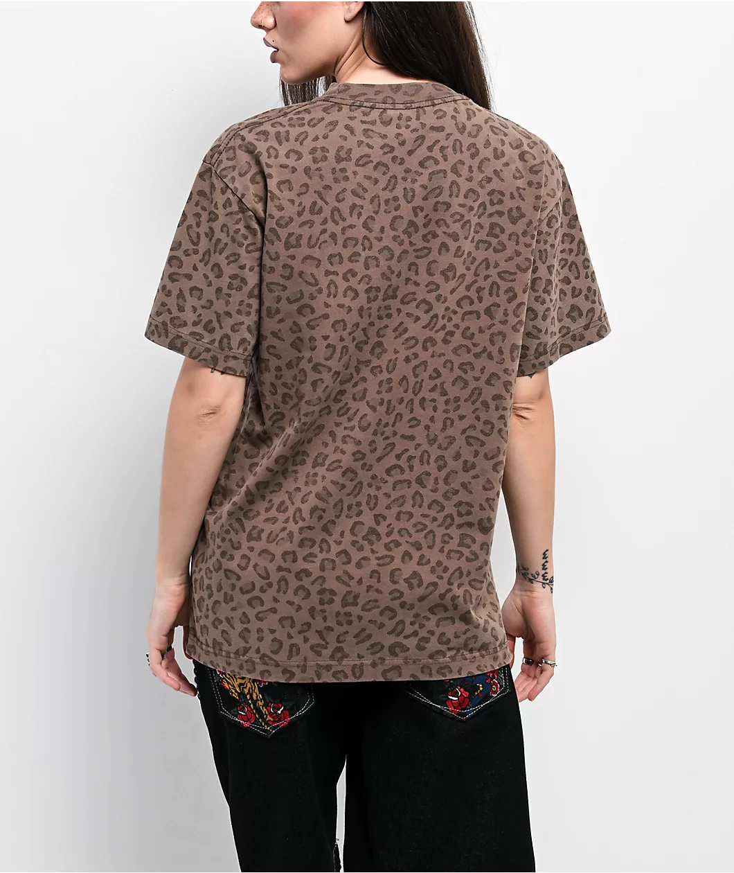 Ninth Hall Fien Vintage Leopard Brown T-Shirt - Image 2
