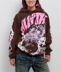 Ninth Hall Forged In Rage Brown Hoodie 403598 front US