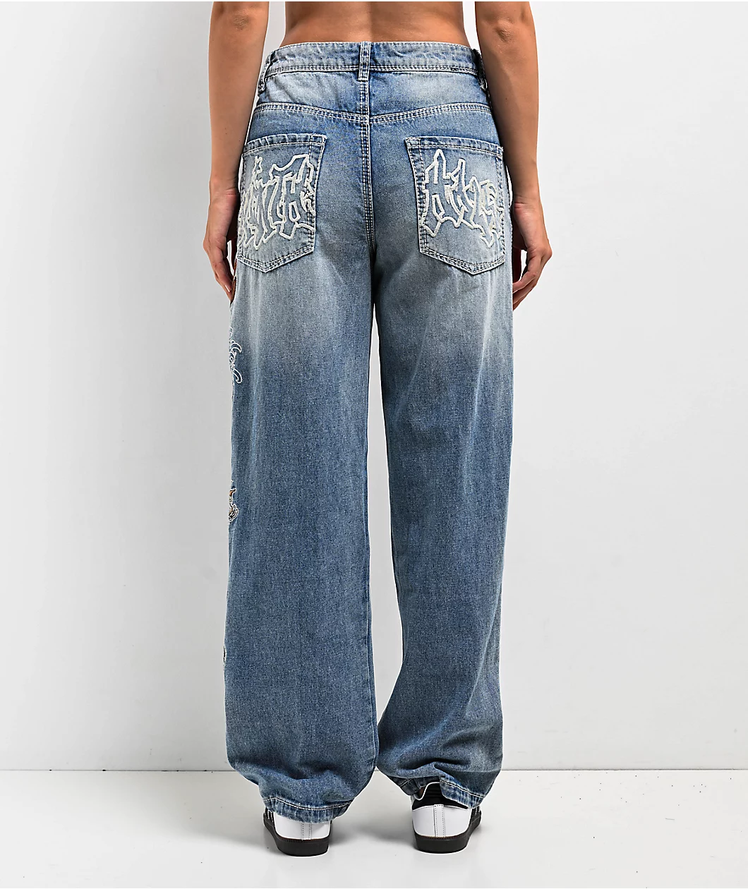 Ninth Hall Idle Consult Straight Leg Denim Jeans - Image 2