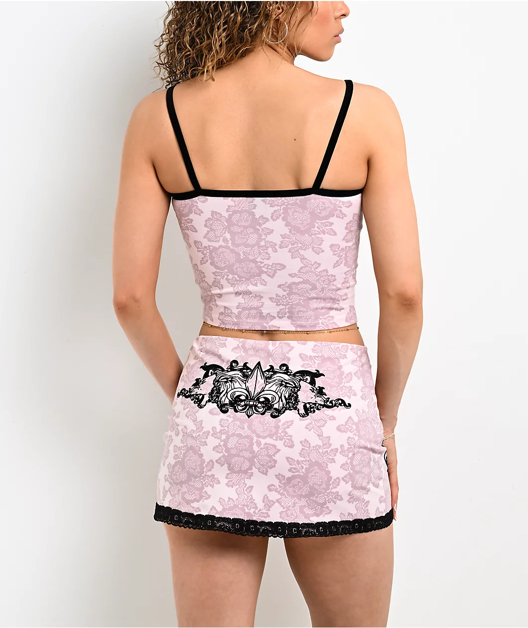 Ninth Hall Kerri Pink-A-Boo Crop Tank Top (Complete SET) - Image 2