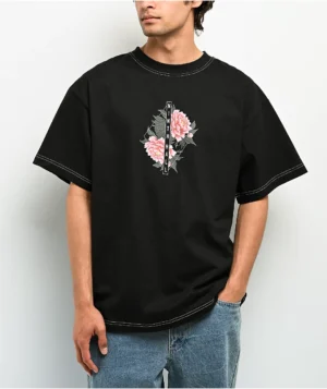 Ninth Hall Venom Contrast Black T-Shirt