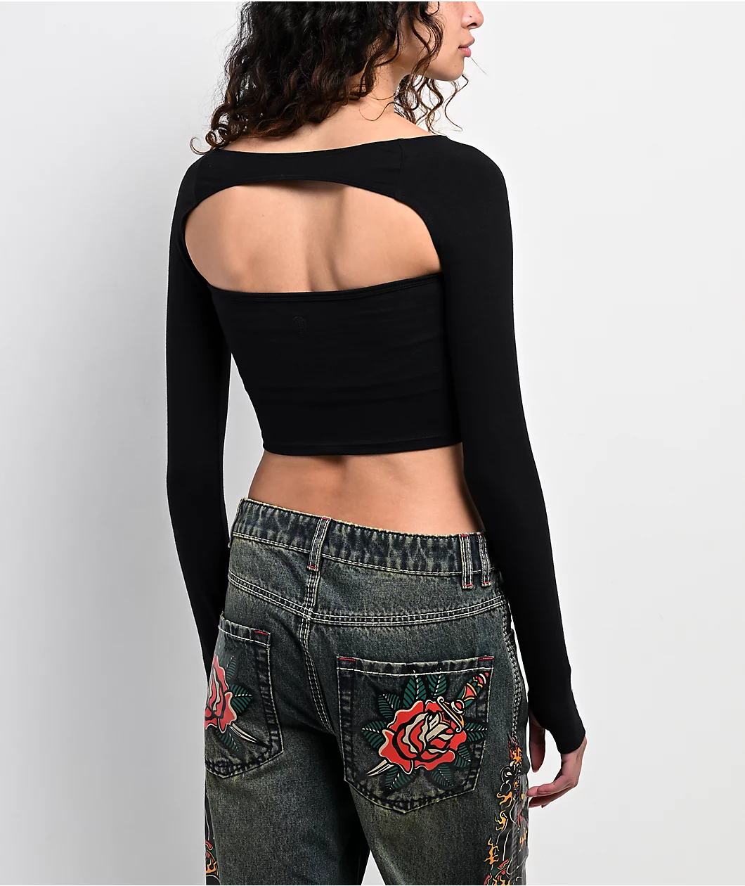Ninth Hall Winona Bolero Black Shrug Tube Top Set - Image 2